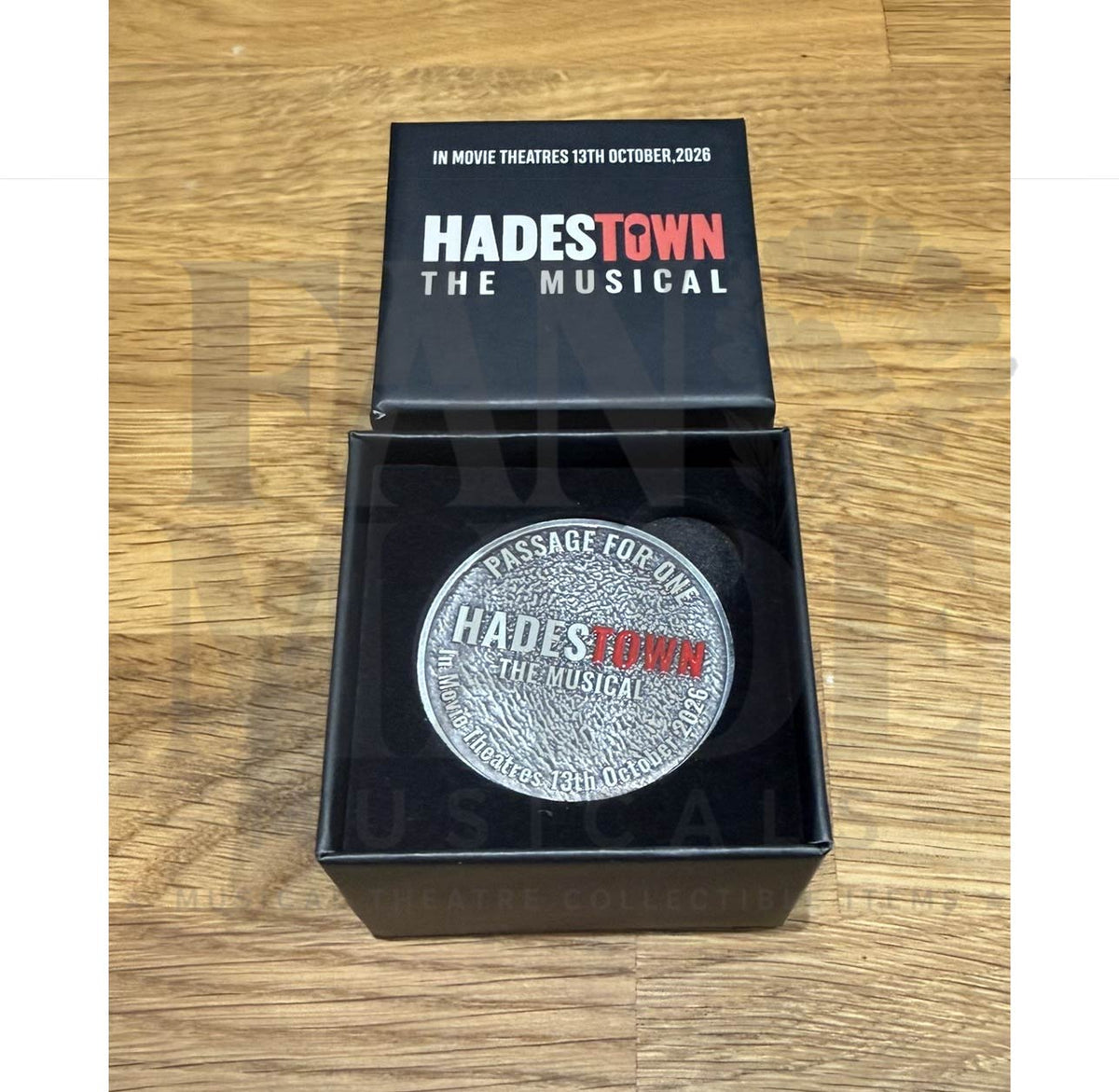 Hadestown the Musical Movie Commemorative / Souvenir Coin & Presentation Case UK