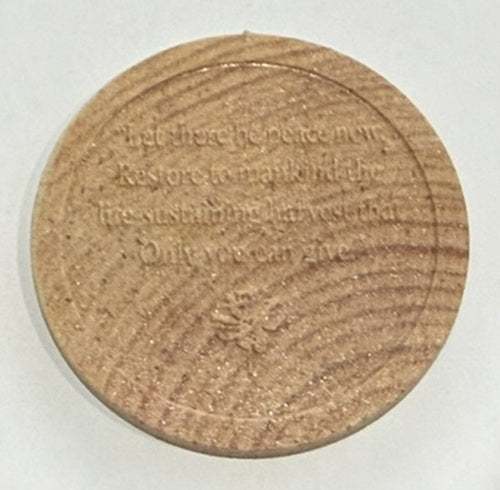 Hadestown the Musical Opening Night Replica Wooden Embossed Coins – Broadway & West End