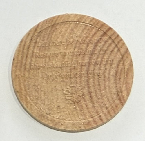Hadestown the Musical Opening Night Replica Wooden Embossed Coins – Broadway & West End